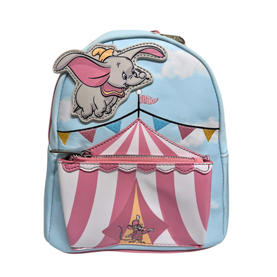 Loungefly Disney Dumbo Circus Tent Mini Backpack DEFECTIVE #709