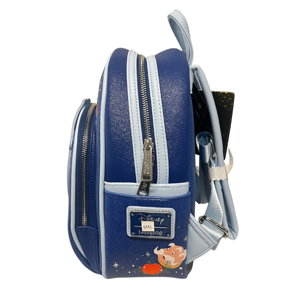 Loungefly Disney Cinderella Lenticular Glitter Mini Backpack DEFECTIVE #641