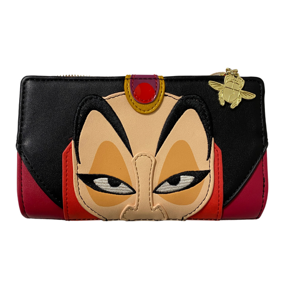 Loungefly Disney Aladdin Jafar Cosplay Flap Wallet DEFECTIVE #53