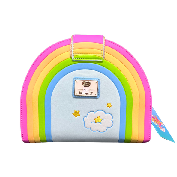 Loungefly Care Bears Rainbow Swing Crossbody DEFECTIVE #321