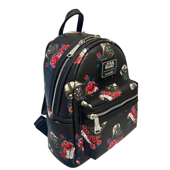 Loungefly Star Wars Darth Vader AOP Tattoo Mini Backpack DEFECTIVES