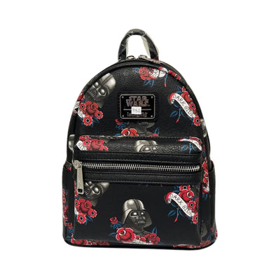 Loungefly Star Wars Darth Vader Tattoo AOP Mini Backpack DEFECTIVE #932