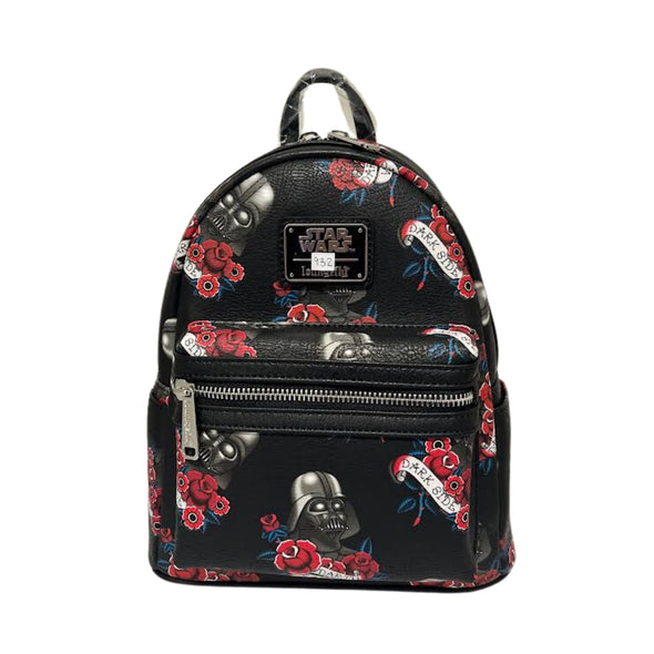 Loungefly Star Wars Darth Vader Tattoo AOP Mini Backpack DEFECTIVE #932