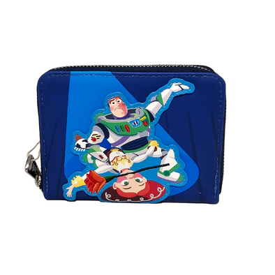 Loungefly Pixar Moments Toy Story Jessie and Buzz Zip Around Wallet DEFECTIVE #222