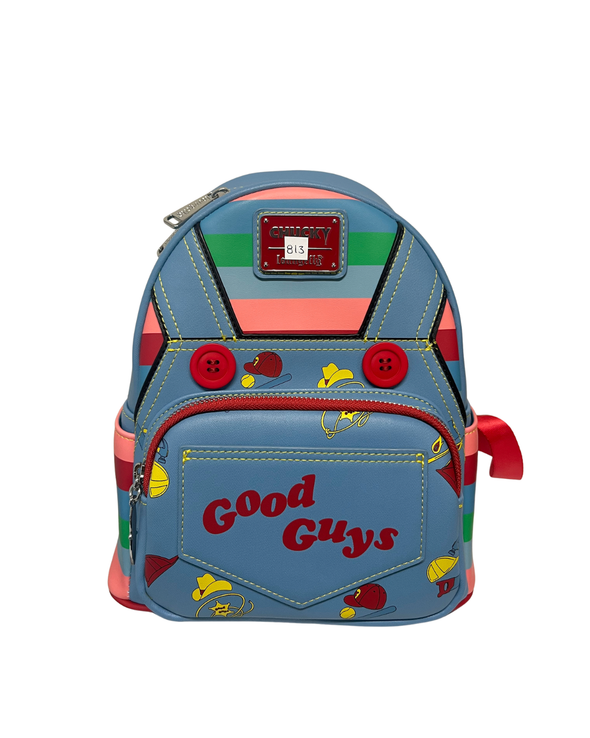 Loungefly Childs Play Chucky Cosplay Mini Backpack