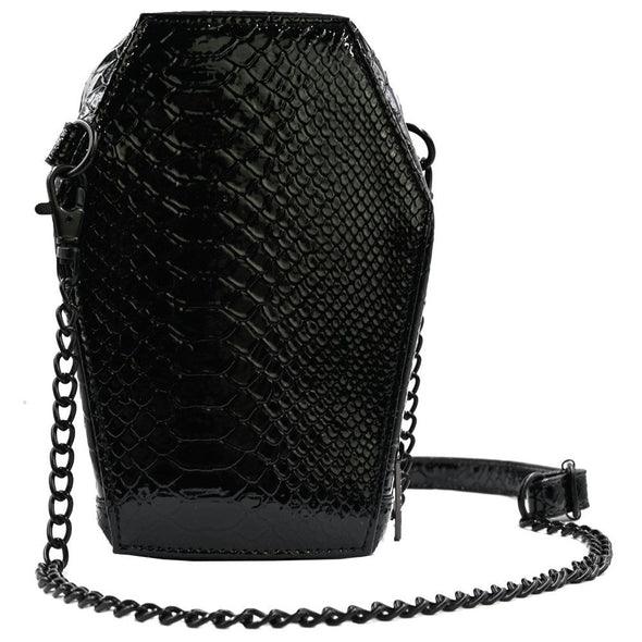 Kreepsville Coffin Mini Crossbody Skull Purse