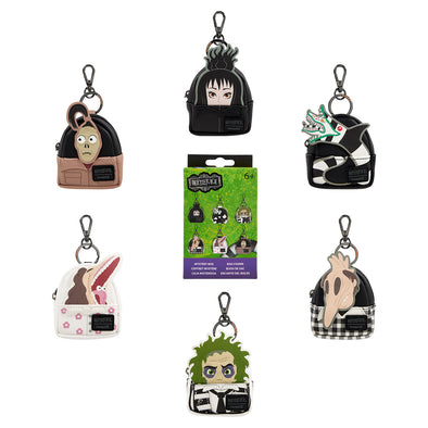 Loungefly Beetlejuice Mystery Mini Backpack Bag Charm