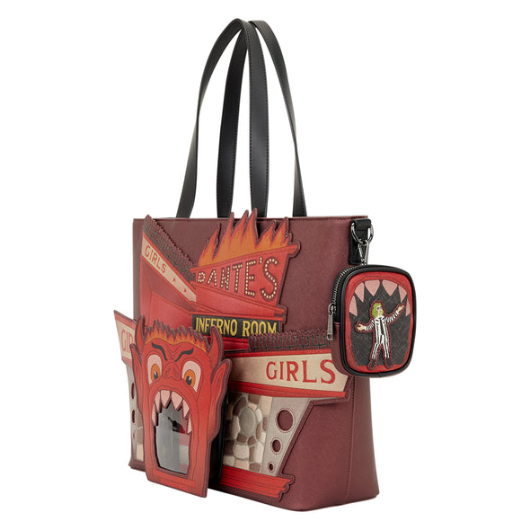 Loungefly Beetlejuice Dante's Inferno Tote Bag