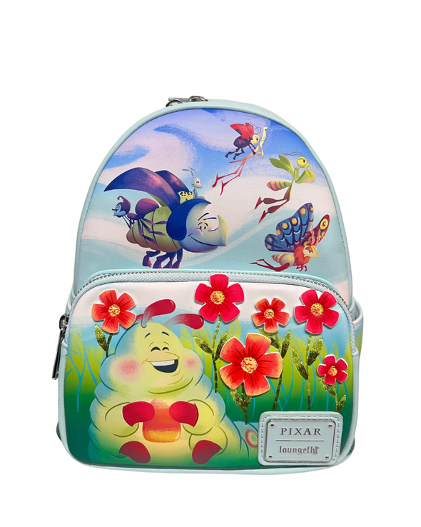 Loungefly Disney Pixar Bug’s Life Earth Day Mini Backpack DEFECTIVES
