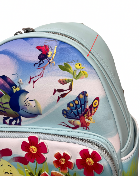 Loungefly Disney Pixar Bug’s Life Earth Day Mini Backpack DEFECTIVES