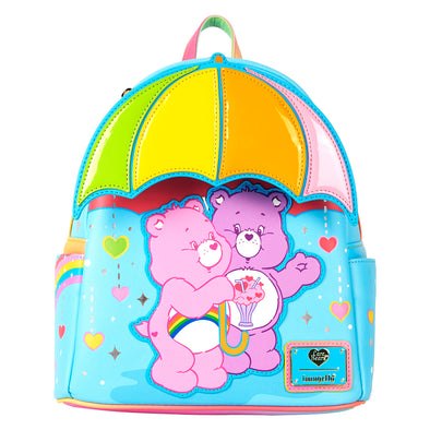 Loungefly Care Bears Rainbow Umbrella Mini Backpack