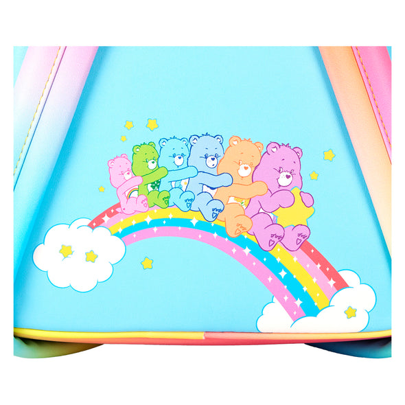 Loungefly Care Bears Rainbow Umbrella Mini Backpack