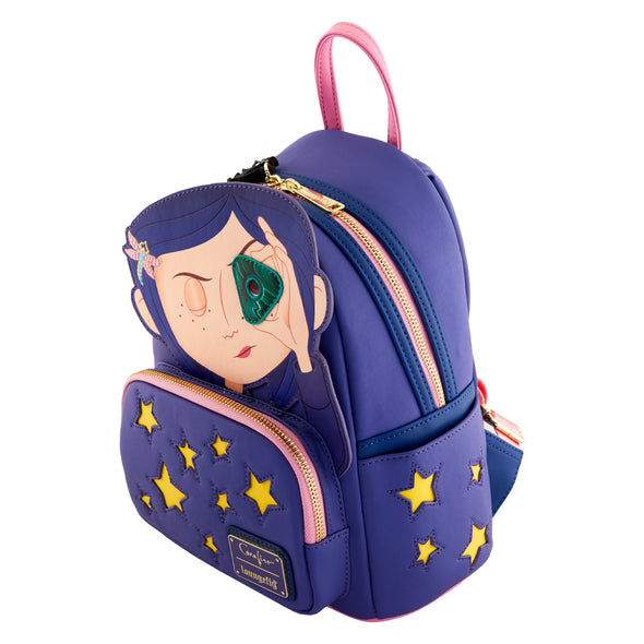 Loungefly Laika Coraline Stars Cosplay Mini Backpack