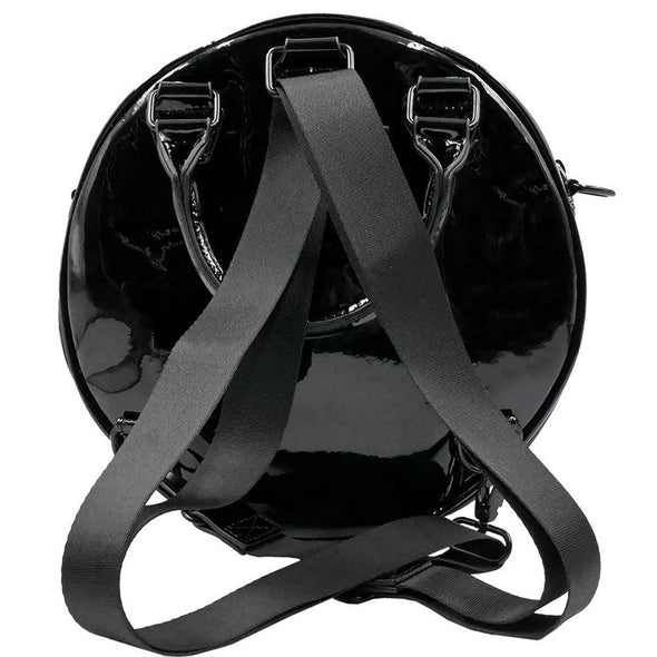 Kreepsville Eyeball Black Cat Backpack Purse