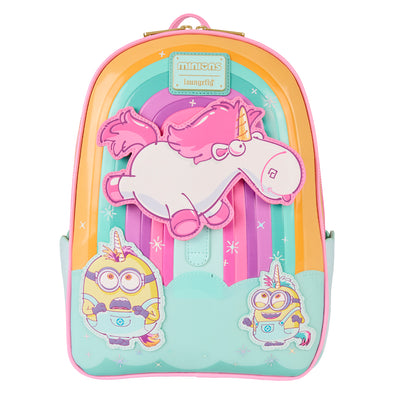 Loungefly Minions Fluffy Unicorn Mini Backpack