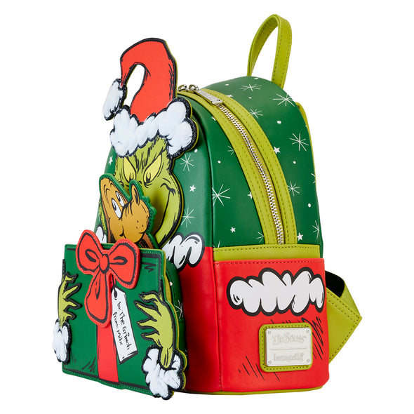 Loungefly Dr. Seuss Grinch Santa Cosplay Mini Backpack