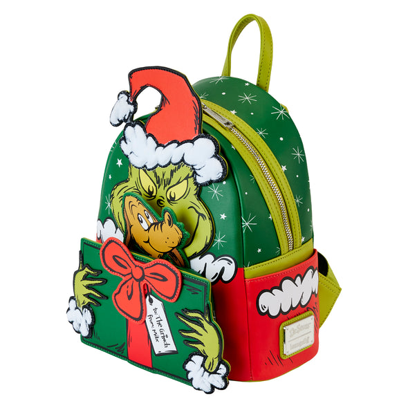Loungefly Dr. Seuss Grinch Santa Cosplay Mini Backpack