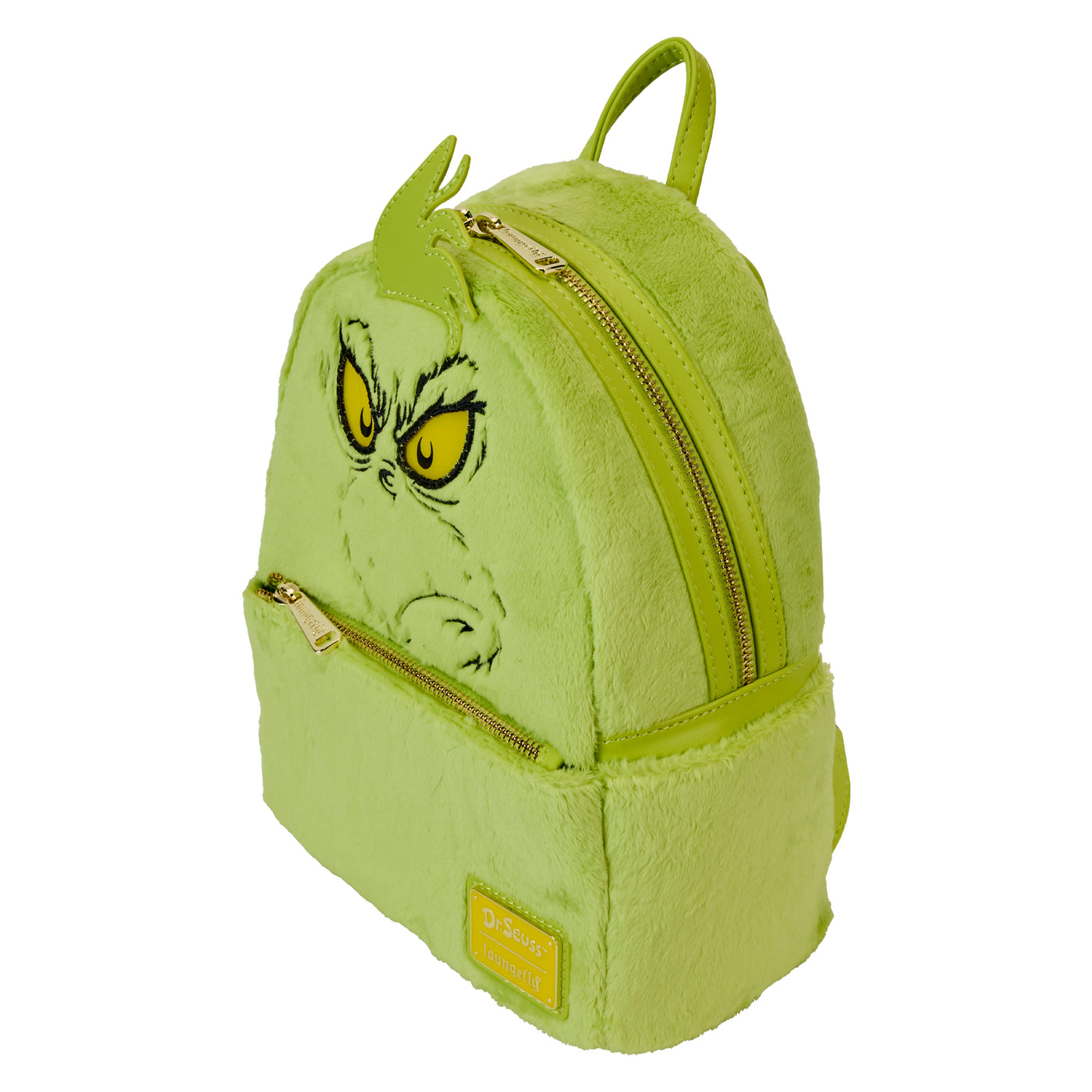 Loungefly Dr Seuss Plush Grinch Light Up Cosplay Mini Backpack Modern Pinup