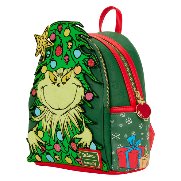 Loungefly Dr Seuss Grinch Holiday Mini Backpack