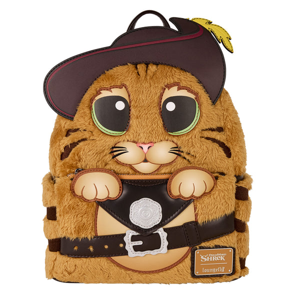 Loungefly Shrek Puss in Boots Cosplay Mini Backpack