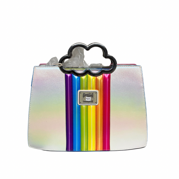 Loungefly Lisa Frank Iridescent Rainbow Crossbody DEFECTIVE #469