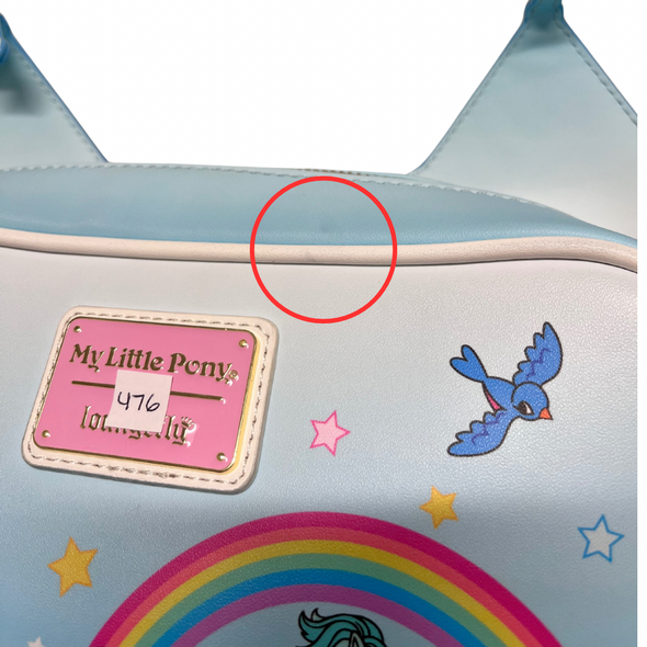 Loungefly My Little Pony Castle Crossbody DEFECTIVE #476