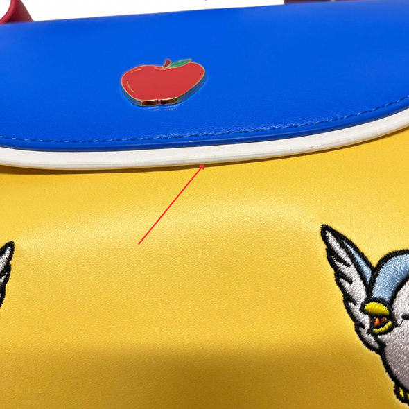 Loungefly Disney Snow White Bow Crossbody DEFECTIVE #477