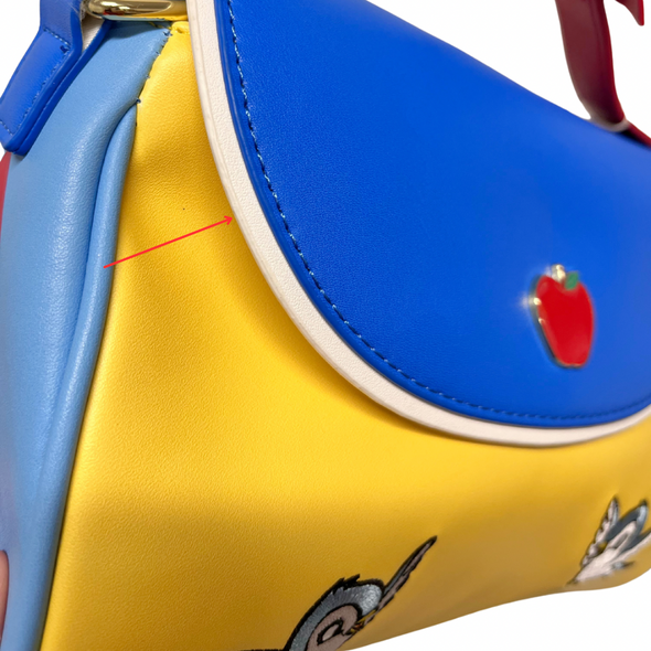Loungefly Disney Snow White Bow Crossbody DEFECTIVE #477