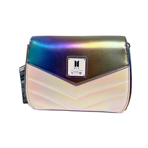 Loungefly BigHit BTS Iridescent Crossbody DEFECTIVE #555