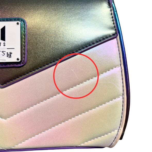 Loungefly BigHit BTS Iridescent Crossbody DEFECTIVE #555