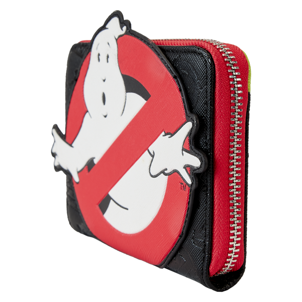 Loungefly Ghostbusters No Ghost Logo Zip Around Wallet