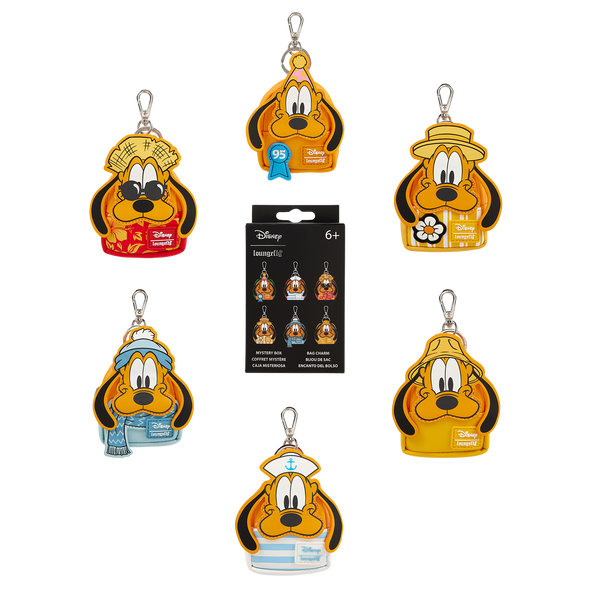 Loungefly Disney Pluto 95th Anniversary Mystery Mini Backpack Bag Charm