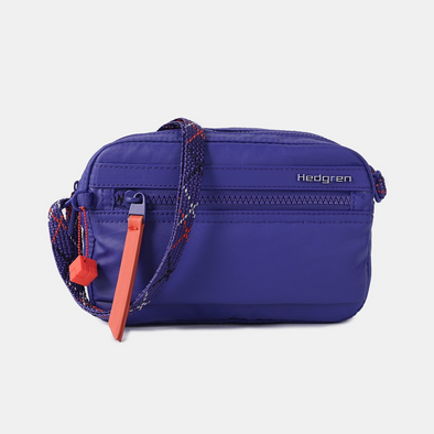 Hedgren Maia RFID Small Crossover Bag Creased Royal Blue