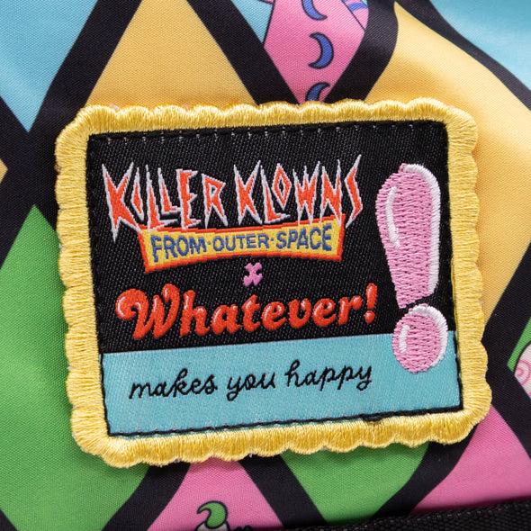 Whatever! Makes You Happy Killer Klowns Reversible Convertible Backpack