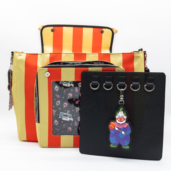 Whatever! Makes You Happy Killer Klowns Padded Pin Trading Tent Crossbody