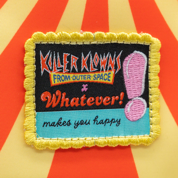 Whatever! Makes You Happy Killer Klowns Padded Pin Trading Tent Crossbody