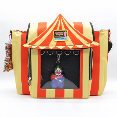 Whatever! Makes You Happy Killer Klowns Padded Pin Trading Tent Crossbody