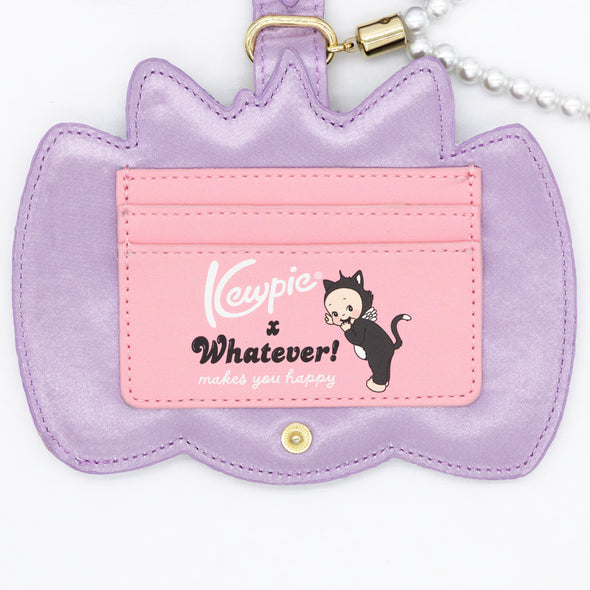 Whatever! Makes You Happy Kewpie Cat Bow Padded Cardholder