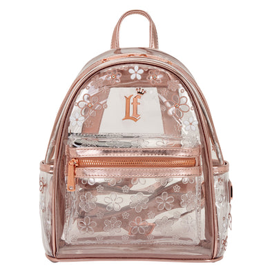 Loungefly Brand Floral Clear Mini Backpack