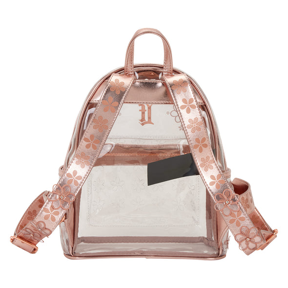 Loungefly Brand Floral Clear Mini Backpack