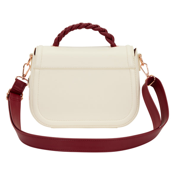 Loungefly Branded Cream and Red Floral Crossbody