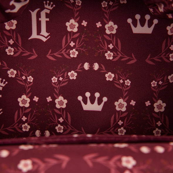 Loungefly Branded Cream and Red Floral Sling