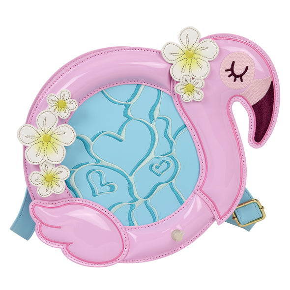 Loungefly Branded Flamingo Crossbody Bag