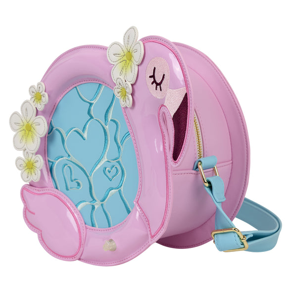 Loungefly Branded Flamingo Crossbody Bag
