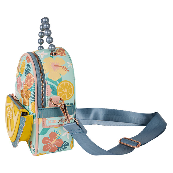 Loungefly Branded Lemon Convertible Mini Backpack