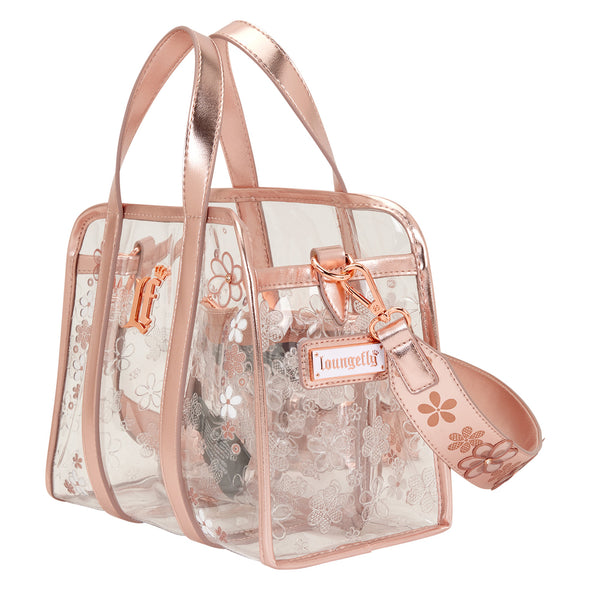 Loungefly Brand Floral Clear Crossbody