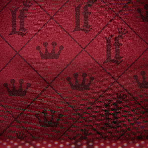 Loungefly Branded Red Pin Trader Crossbody