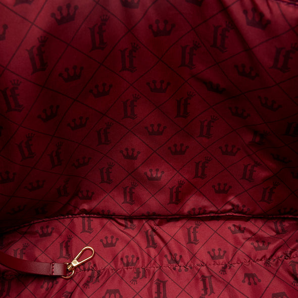 Loungefly Red Pin Trader Convertible Tote Bag
