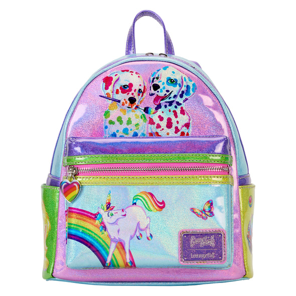 Loungefly Lisa Frank Color Block Mini Backpack