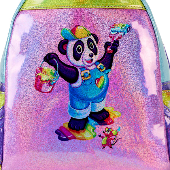 Loungefly Lisa Frank Color Block Mini Backpack